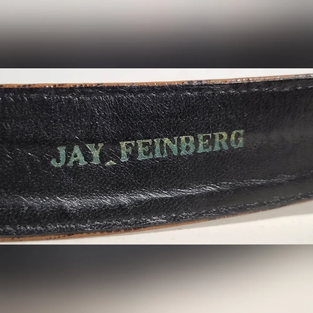 Jay Feinberg Strongwater‎ Signed Designer Belt SIZE MEDIUM